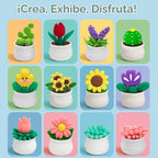 Arcilla seca al aire para niños, kit de arcilla para modelar 12 plantas DIY con herramientas de escultura