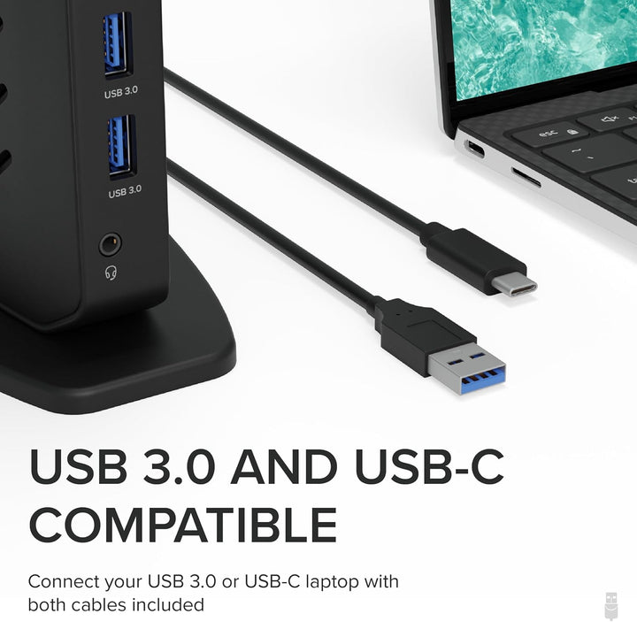 Plugable Estación de acoplamiento universal USB 30 y USB-C