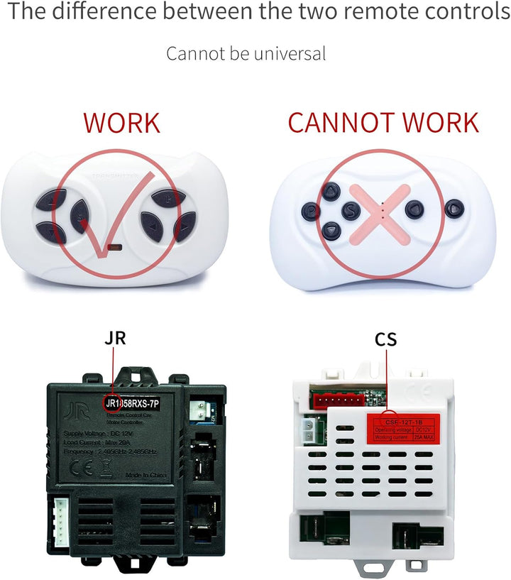 Control remoto Bluetooth de 2.4 GHz para niños, vehículo eléctrico,...