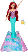Mattel Disney Princess Ariel - Muñeca transformadora de humano a sirena