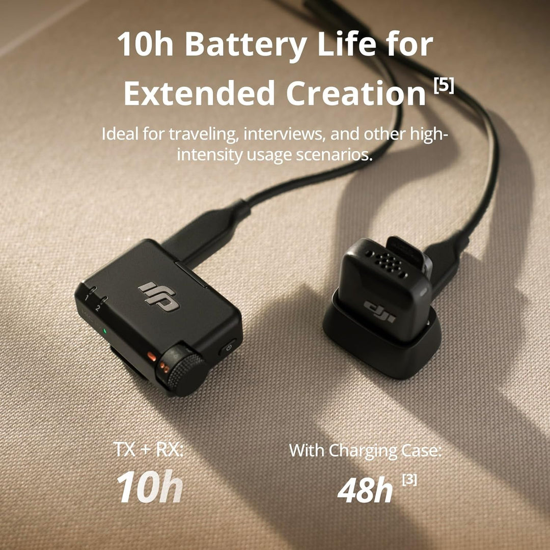 DJI Mic Mini (1 TX + 1 RX), micrófono inalámbrico Lavalier para iPh...