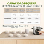 Olla arrocera sin cocer de 3 tazas, pequeña, de acero inoxidable, olla interior no tóxica, multifunción con un solo toque para arroz, salteado/yogur, apta para lavavajillas, tamaño de 1 a 3 personas, color plateado