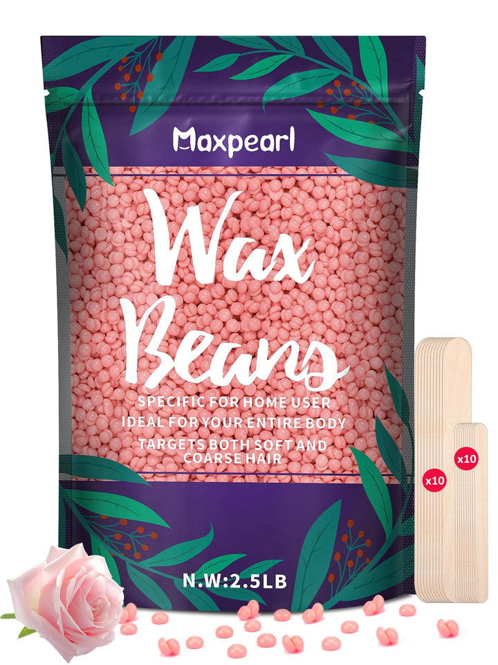 Maxpearl 680g de perlas de cera dura para la depilación, fórmula de...