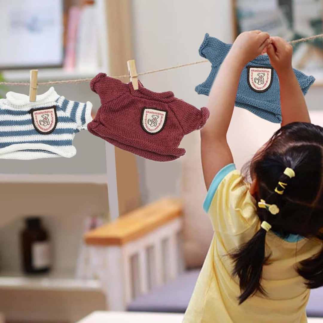 Juego de 5 piezas de ropa de oso de peluche trajes de