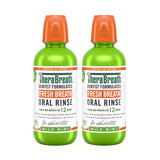TheraBreath - Enjuague bucal Fresh Breath sabor a menta