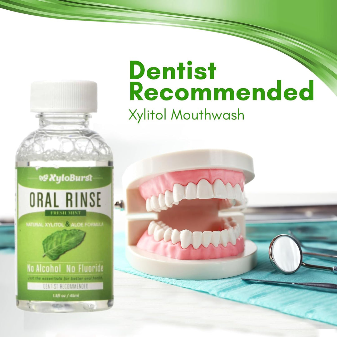 Xyloburst Enjuague bucal de enjuague bucal con xilitol natural, enj...