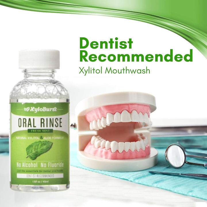Xyloburst Enjuague bucal de enjuague bucal con xilitol natural, enj...