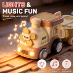 Juego de tren de animales para niños pequeños de 3 a 8 años