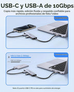 LENTION, CE37H-GRY, hub USB 3.2