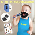 Juego de simulación de peluquería, juguetes de peluquería para niños, kit de afeitado para niños para niños de 3 años en adelante con secador de pelo, juguetes de afeitadora eléctrica, bolsa de