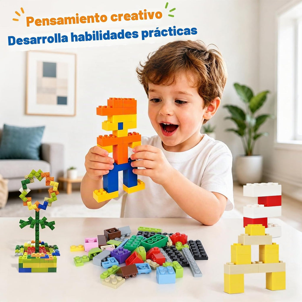 1000 bolsas de almacenamiento de ladrillos de construcción compatibles con Lego Classic