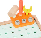 B. toys Caja de herramientas de juego de simulación, kit Fix 'n' Play, 25