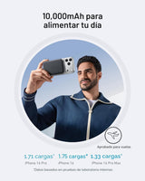 Anker MagGo Power Bank, batería magnética ultradelgada de 10,000 mA...