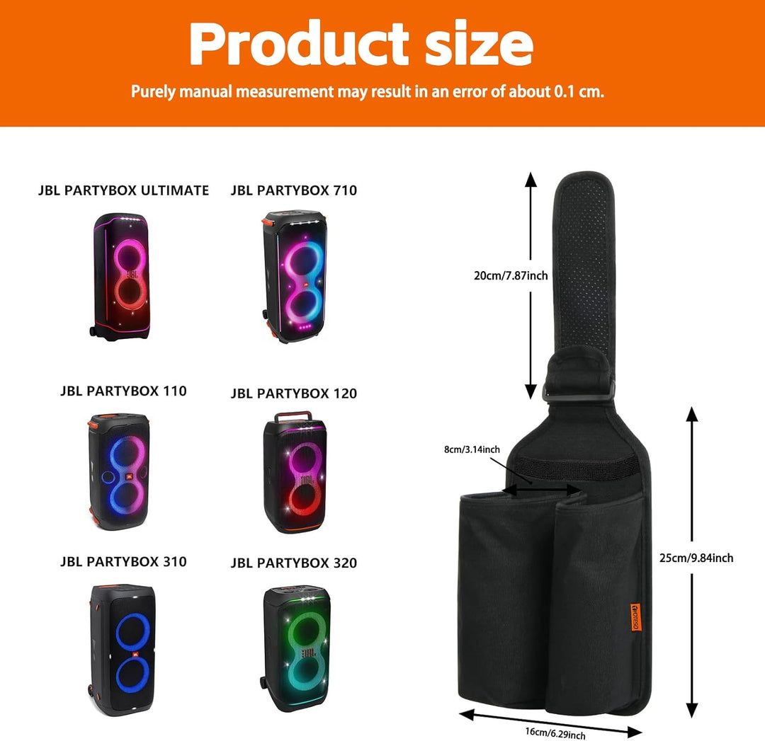 YOTESO Funda de micrófono inalámbrico, soporte de micrófono doble y...