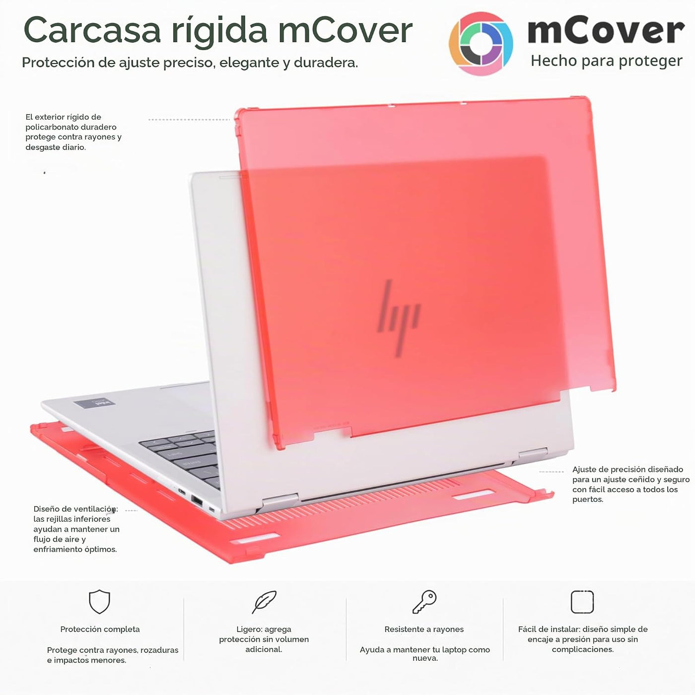 mCover Funda solo compatible con portátiles Windows 2024 ~ 2025 de...