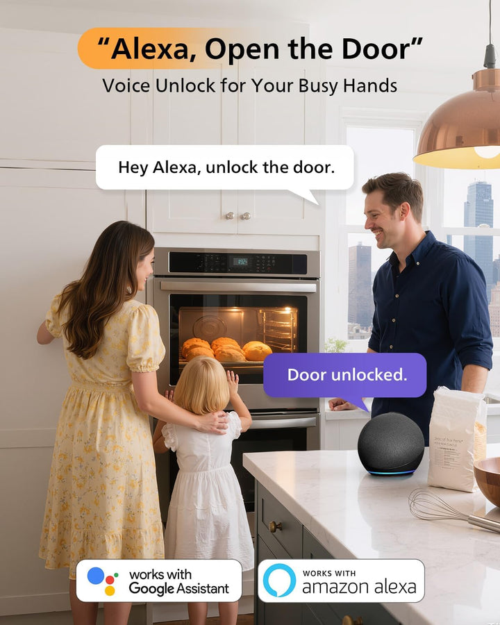 Philips Cerradura inteligente WiFi con pantalla táctil, juego de as...