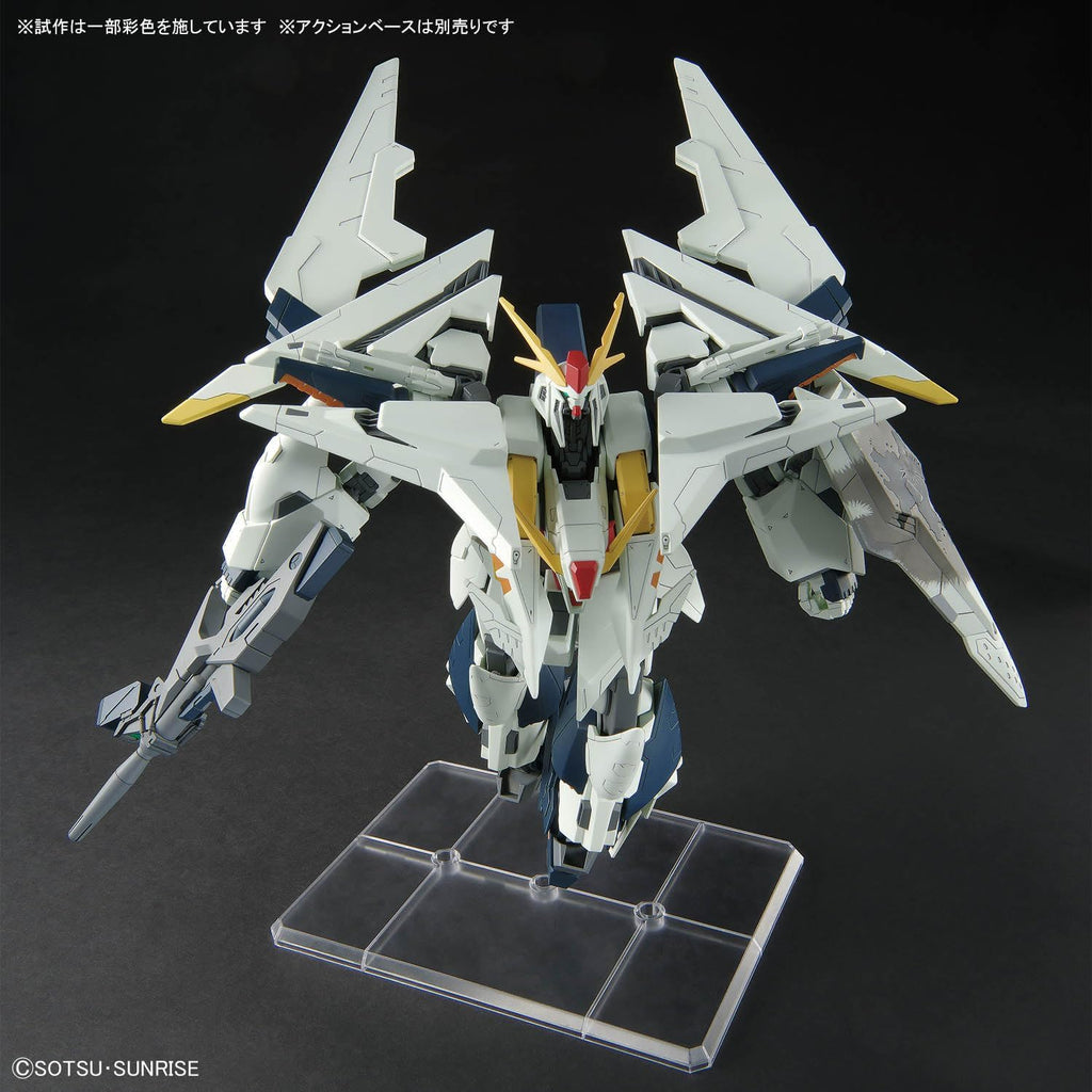 Bandai Spirits HG Gundam Mobile Suit Gundam Hathaway La bruja de Flash de Kirke escala 1/144 modelo de plástico codificado por colores
