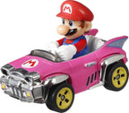 Hot Wheels Mario Kart - Paquete de 4 vehículos de los personajes favoritos de los fans que incluye 1 modelo exclusivo, regalo coleccionable para niños y fans a partir de 3 años