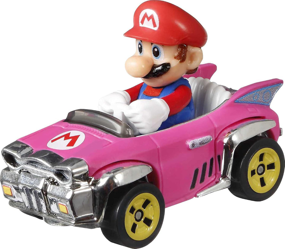Hot Wheels Mario Kart - Paquete de 4 vehículos de los personajes favoritos de los fans que incluye 1 modelo exclusivo, regalo coleccionable para niños y fans a partir de 3 años