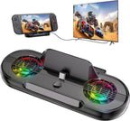 Estación de acoplamiento para Switch 2, estación de acoplamiento de TV portátil con salida HDMI 4K a 120Hz, USB-C y 2 puertos USB, iluminación RGB, compatible con Nintendo Switch 2