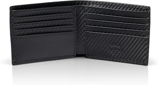 Stealth Mode Billetera de cuero para hombre. Billetera con RFID + 8...