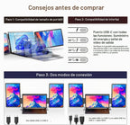 FQQ Extensor de Pantalla para computadora portátil Monitor portátil...
