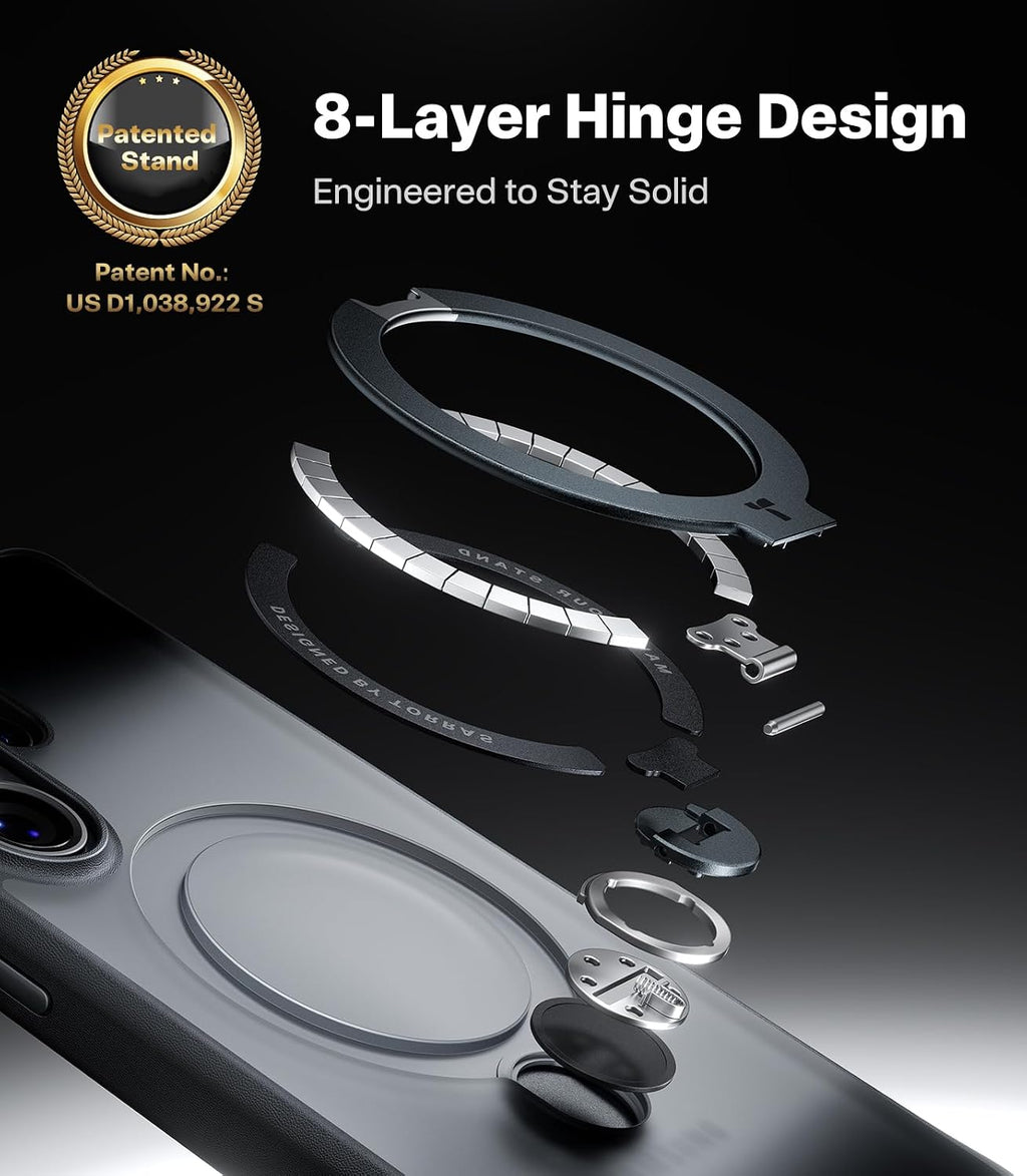 TORRAS Q3 Spin - Funda para Samsung Galaxy S26 Ultra con soporte magnético