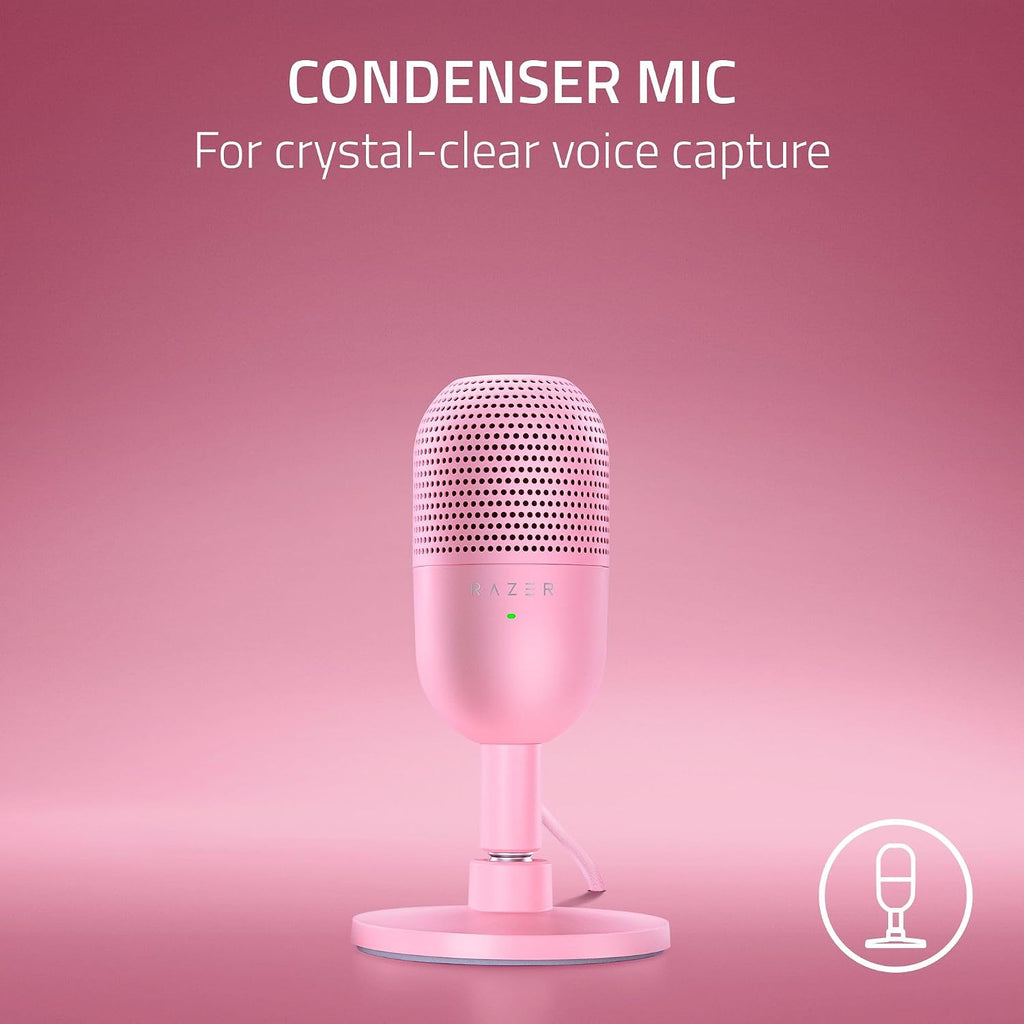 Razer Seiren V3 Mini micrófono USB, micrófono condensador supercardioide