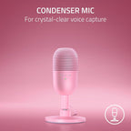 Razer Seiren V3 Mini micrófono USB, micrófono condensador supercardioide
