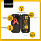 DEWALT DXAELJ25C - Arrancador de litio de 2500 amperios de pico con banco