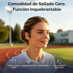Auriculares de conducción ósea Bluetooth 6.0, impermeable IP67
