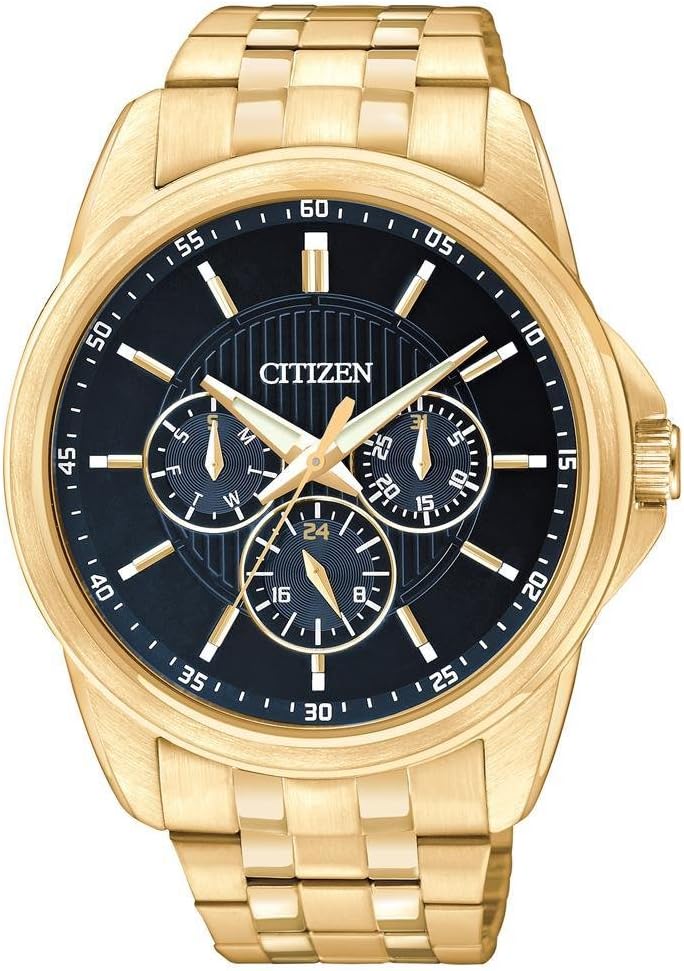 Citizen - Reloj de cuarzo para hombre, acero inoxidable, clásico
