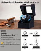 Cargador/Automatizador único para reloj automático, motor japonés, alimentado por batería/AC