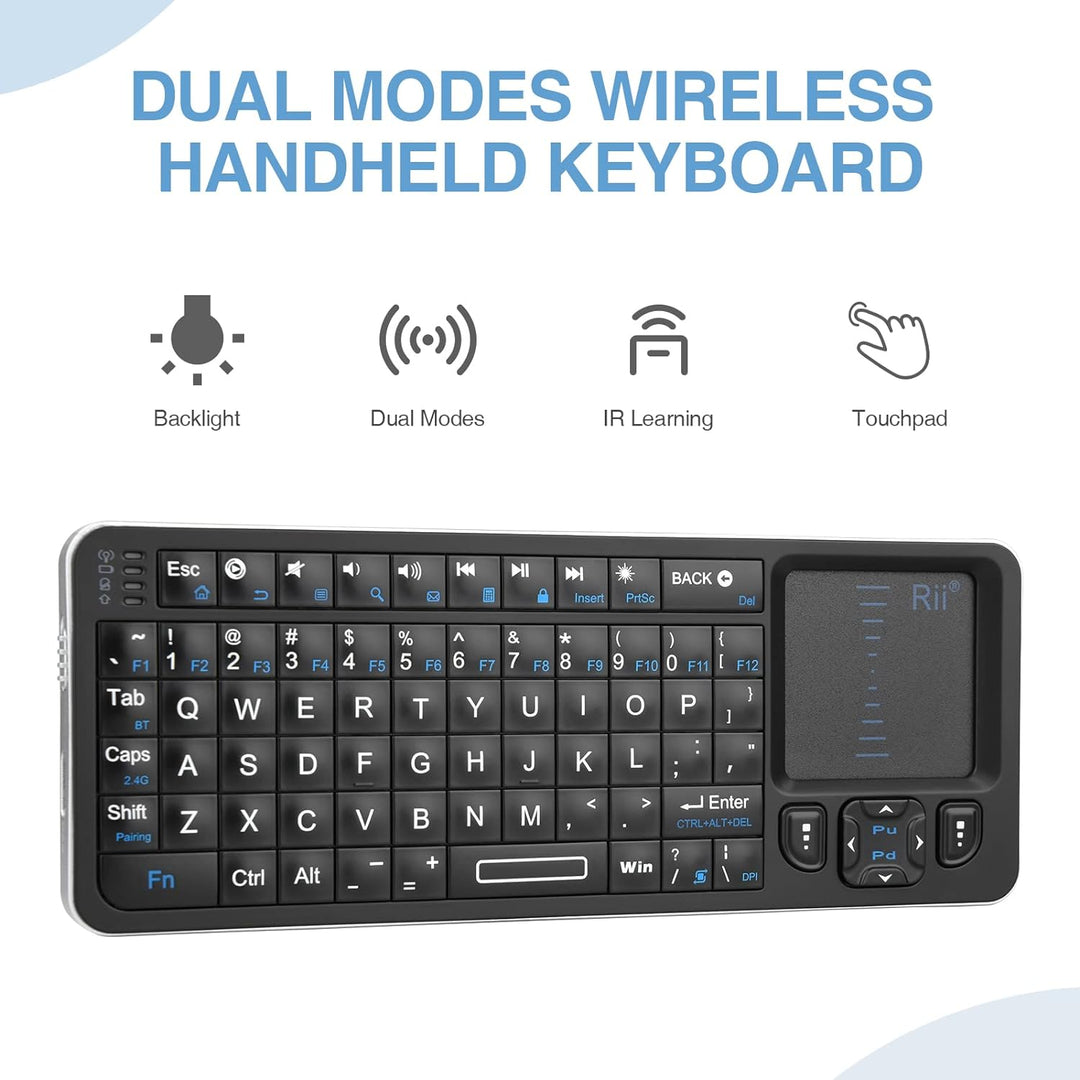Rii K06 Mini teclado Bluetooth teclado inalámbrico