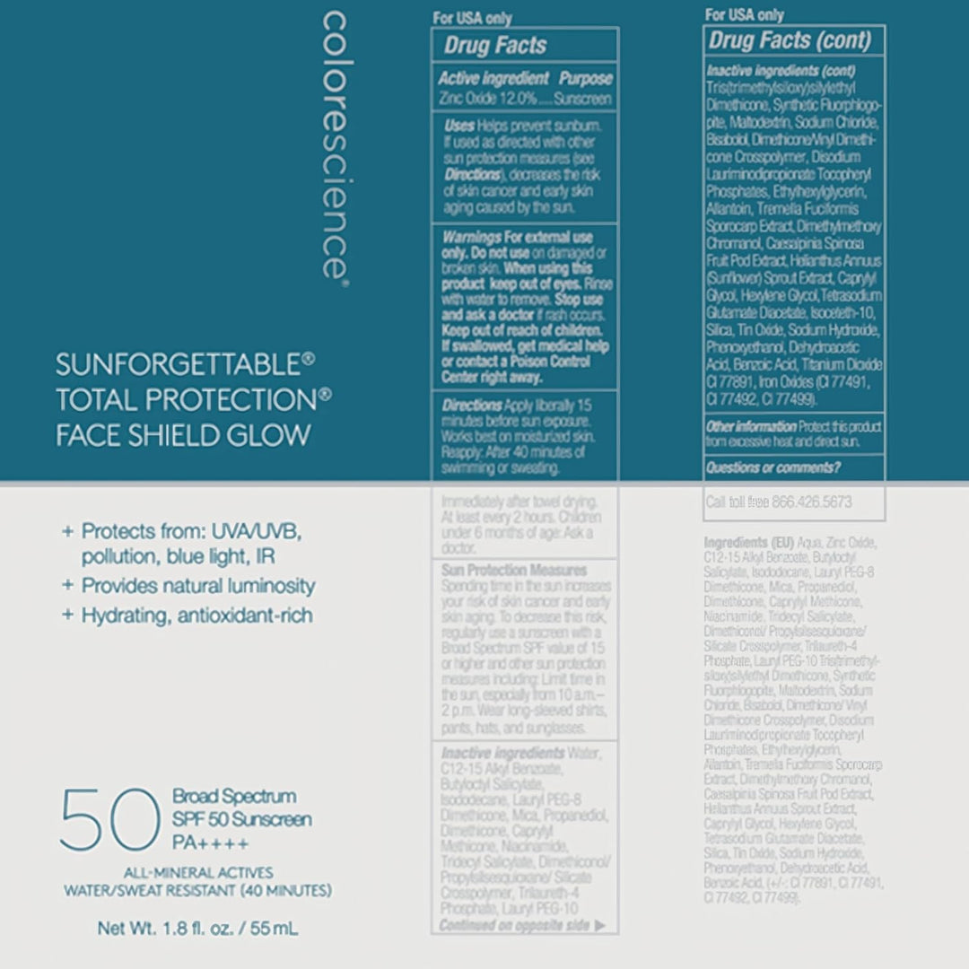 Colorescience Protector facial de protección total SPF 50