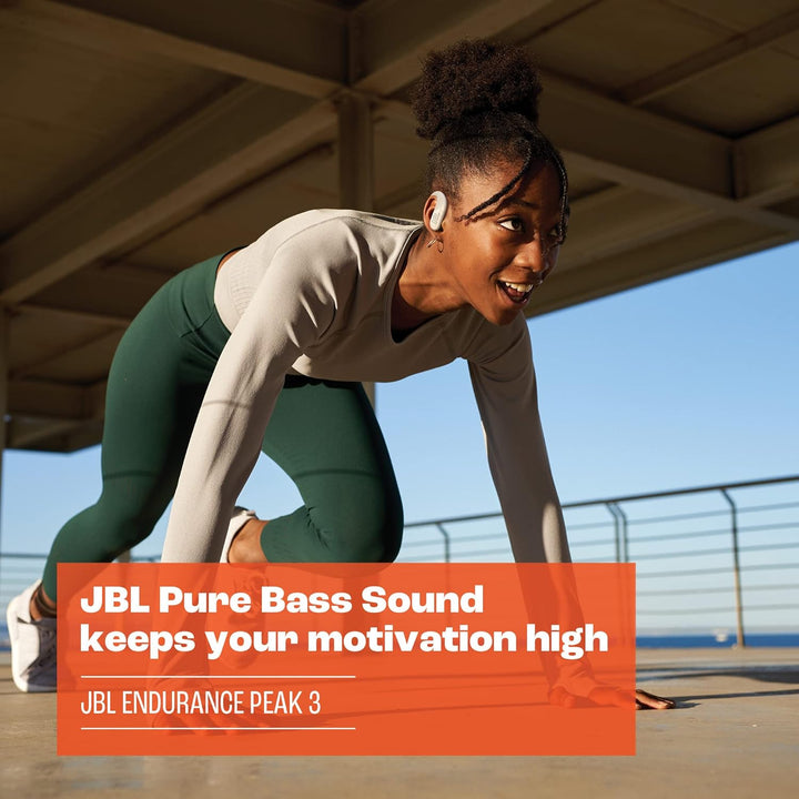JBL Endurance Peak 3 - Audífonos inalámbricos resistentes al polvo...