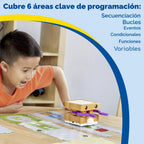 Kids First: Codificación y robótica | No se necesita aplicación | Grados K-2 | Introducción a secuencias, bucles, funciones, condiciones, eventos, algoritmos, variables | Ganador del premio de oro de