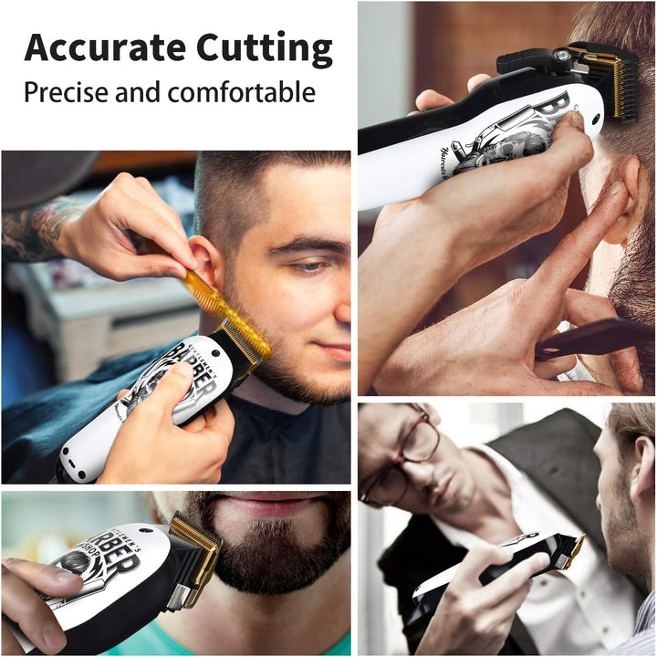 BESTBOMG® Cortapelos Profesional Actualizado Inalámbrico Kit de Cor...