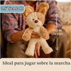 GUND Baby Peek--Boo Peeki Puppy Interactive Squeeze-Activated Plush Toy 7"