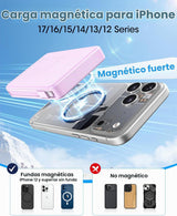 Cargador portátil magnético 10000mAh construido en el cable para el...