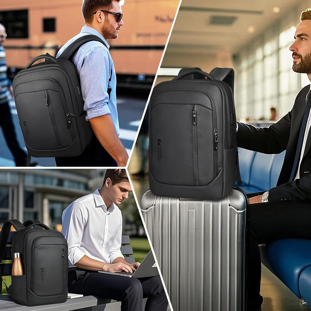 HEROIC KNIGHT Mochila para laptop de 17 pulgadas para hombres y muj...
