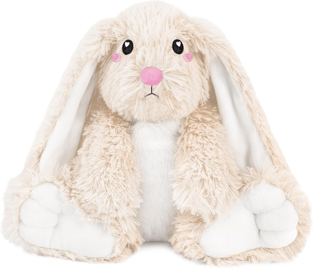 Happy Fuel - Peluche de conejo para microondas, Conejito marfil