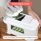 Fullstar Pro XL Picadora de verduras y rebanadora de mandolina, herramienta