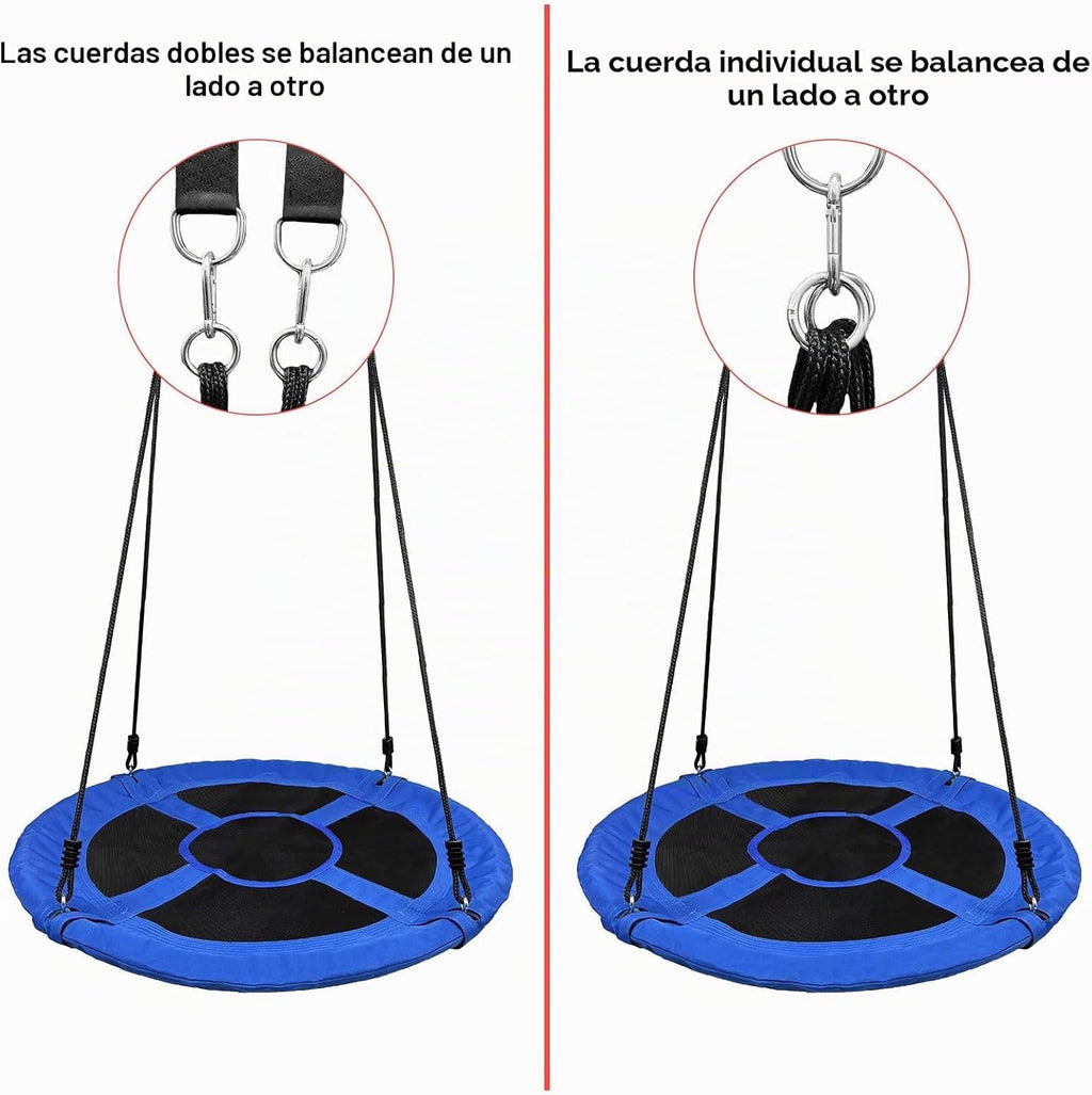 Columpio de árbol,Columpio volador platillo 40 pulgadas para niños,900D