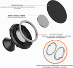 Rokform Soporte giratorio de doble imán, ajustable y aluminio (negro)