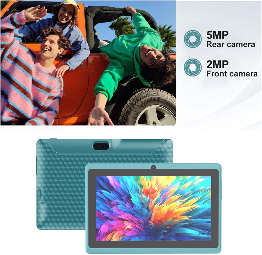 Tablet Android 14 de 7 pulgadas, pantalla táctil HD IPS de 7 pulgad...