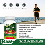 DEVA Tuba Prime - Suplemento dietético multivitamínico vegano de al...