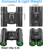 Mini prismáticos compactos para adultos y niños Binocular