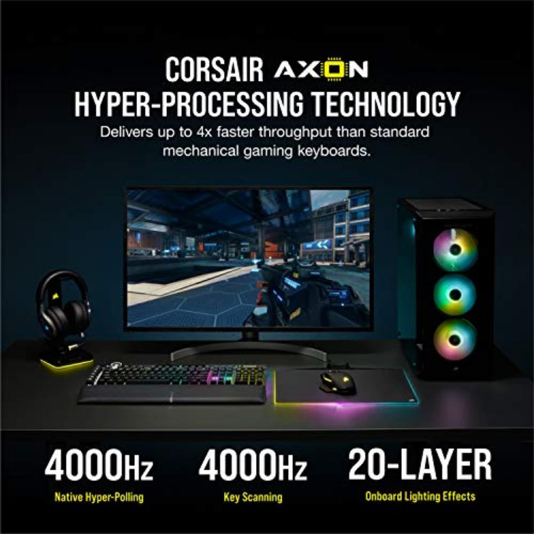 Corsair K100 RGB - Teclado mecánico para juegos - Interruptores Che...