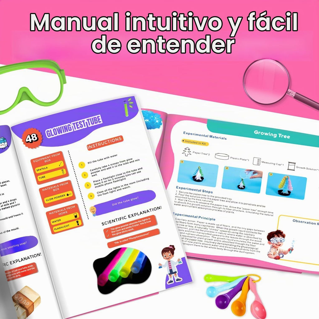Kit de ciencia para niñas de más de 250 experimentos científicos